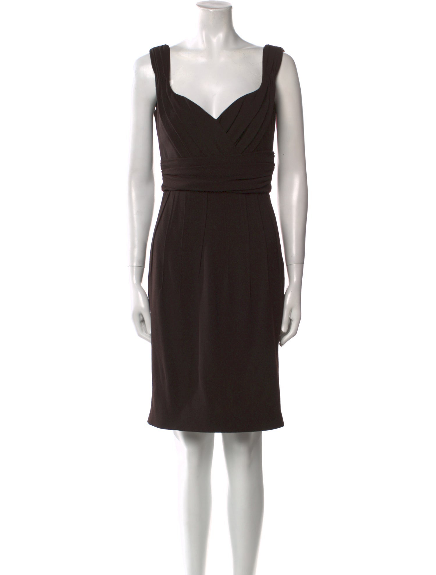 Dolce & Gabbana Wool Knee-Length Dress