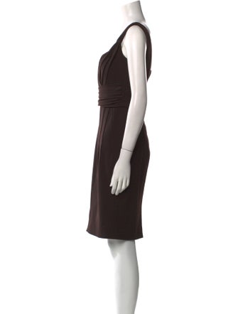 Dolce & Gabbana Wool Knee-Length Dress