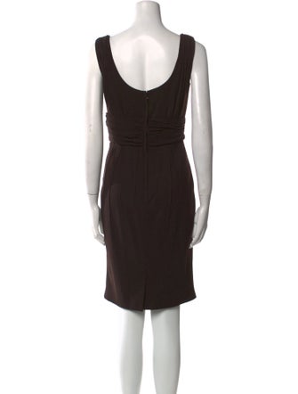 Dolce & Gabbana Wool Knee-Length Dress