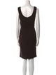 Dolce & Gabbana Wool Knee-Length Dress