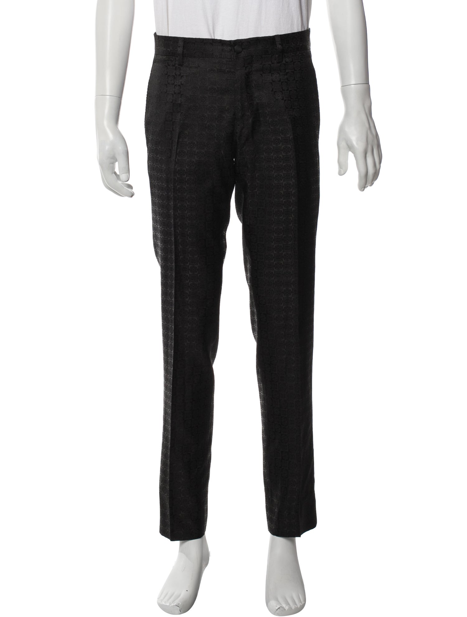 Dolce & Gabbana Silk Dress Pants