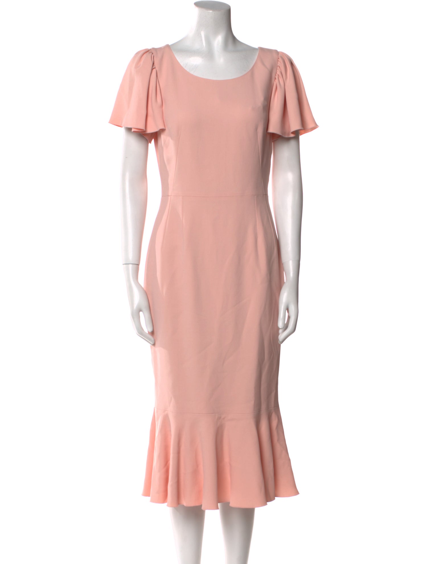 Dolce & Gabbana Scoop Neck Midi Length Dress w/ Tags