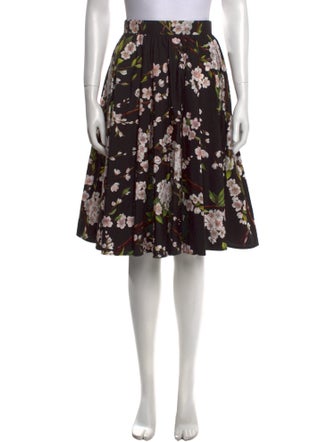 Dolce & Gabbana Floral Print Knee-Length Skirt
