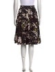 Dolce & Gabbana Floral Print Knee-Length Skirt