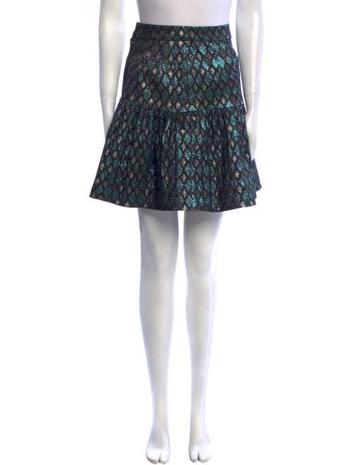 Dolce & Gabbana Plaid Print Mini Skirt