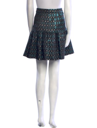 Dolce & Gabbana Plaid Print Mini Skirt