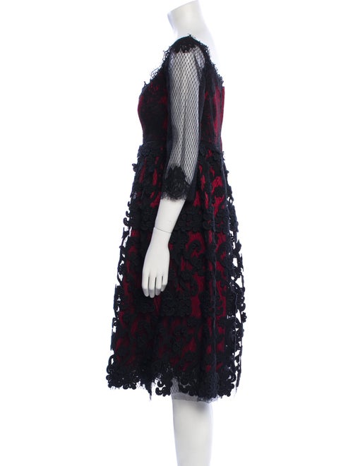 Dolce & Gabbana Lace Pattern Knee-Length Dress