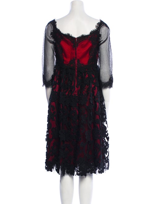 Dolce & Gabbana Lace Pattern Knee-Length Dress