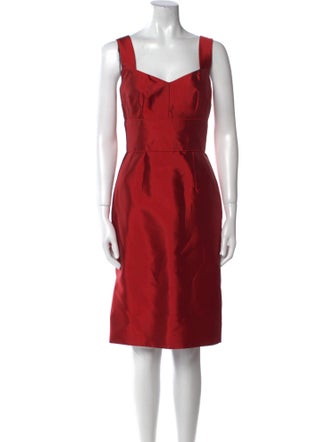 Dolce & Gabbana Silk Knee-Length Dress