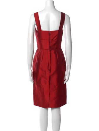 Dolce & Gabbana Silk Knee-Length Dress
