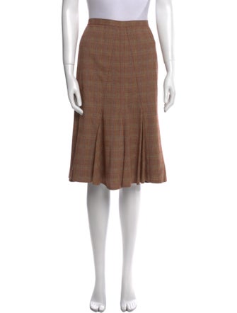 Dolce & Gabbana Virgin Wool Knee-Length Skirt