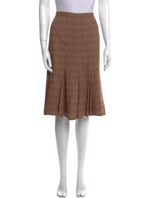 Dolce & Gabbana Virgin Wool Knee-Length Skirt