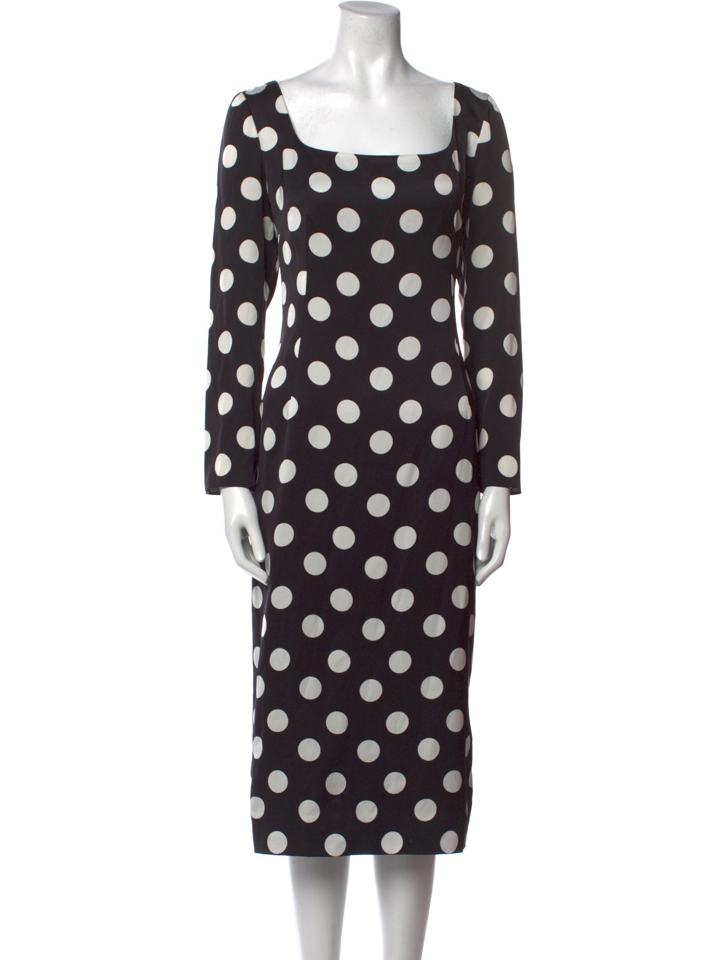 Dolce & Gabbana Silk Midi Length Dress