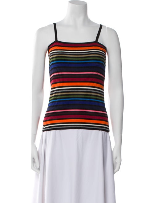 Dolce & Gabbana Striped Square Neckline Top