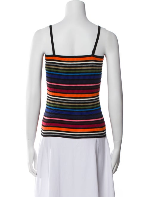 Dolce & Gabbana Striped Square Neckline Top