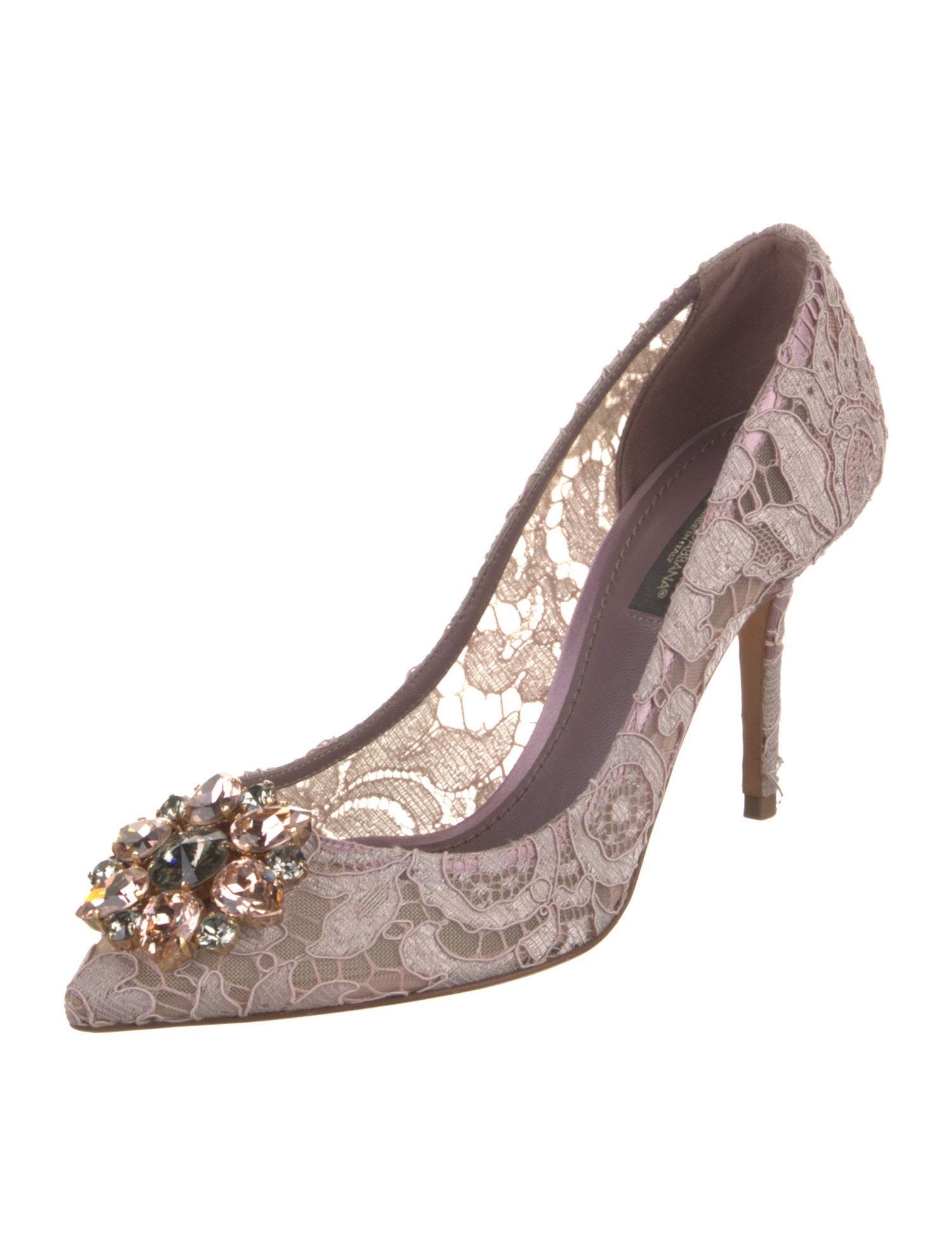 Dolce & Gabbana Lace Lace Pattern Pumps