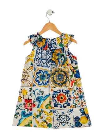 Dolce & Gabbana Girls' Sleeveless Dress