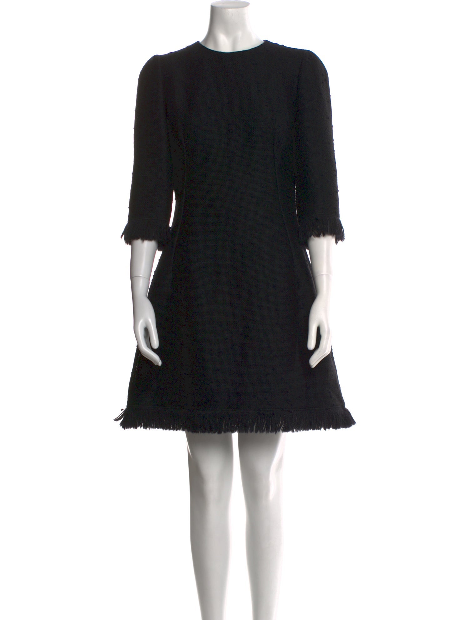 Dolce & Gabbana Virgin Wool Mini Dress