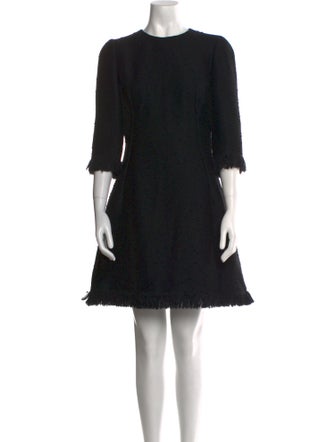 Dolce & Gabbana Virgin Wool Mini Dress