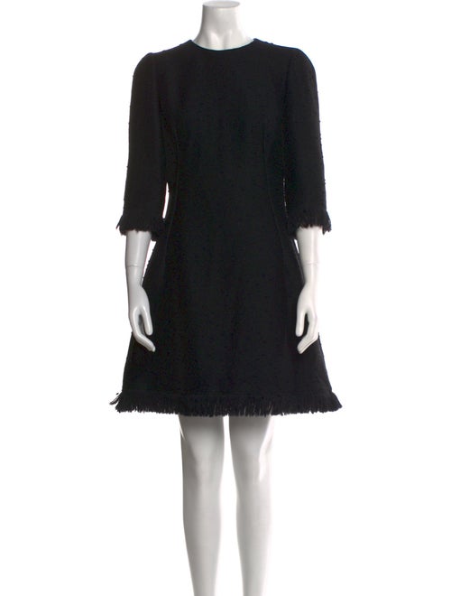 Dolce & Gabbana Virgin Wool Mini Dress