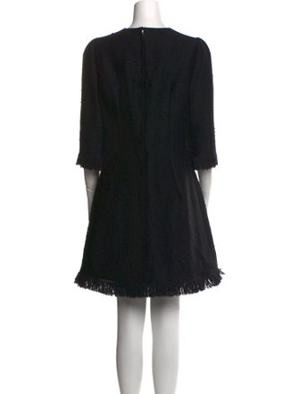 Dolce & Gabbana Virgin Wool Mini Dress