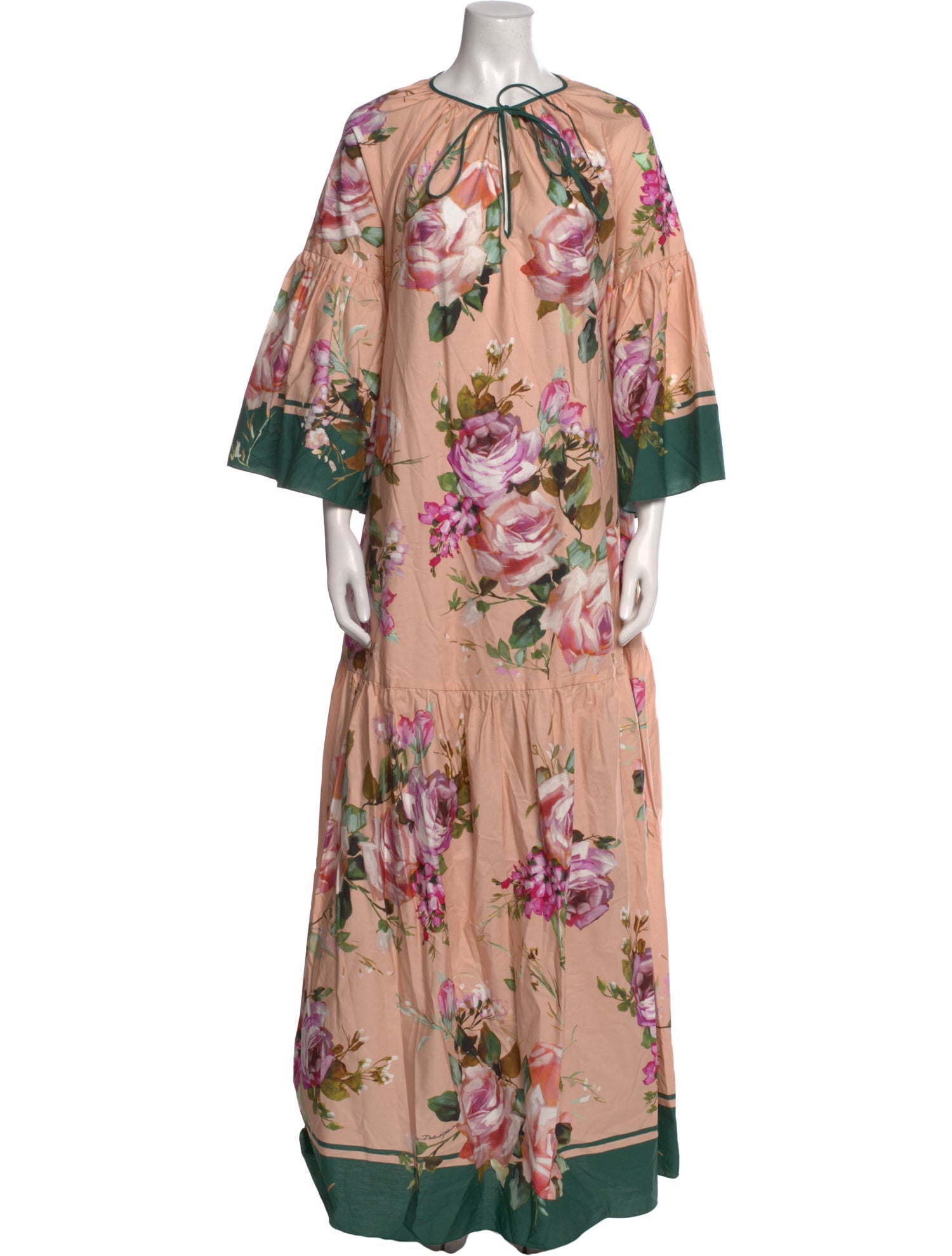 Dolce & Gabbana Floral Print Long Dress w/ Tags