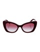 Dolce & Gabbana Cat-Eye Gradient Sunglasses