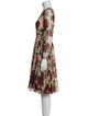 Dolce & Gabbana Silk Midi Length Dress