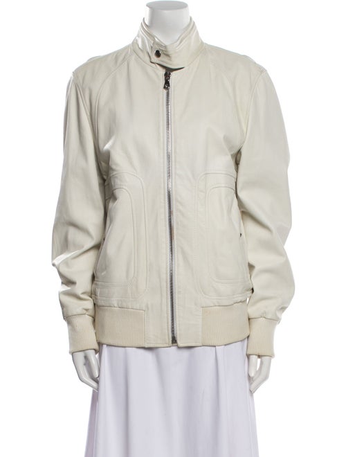 Dolce & Gabbana Leather Bomber Jacket