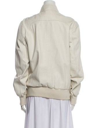 Dolce & Gabbana Leather Bomber Jacket