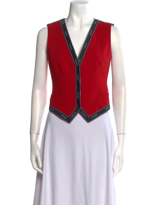 Dolce & Gabbana Silk V-Neck Crop Top