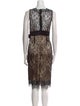 Dolce & Gabbana Lace Pattern Knee-Length Dress