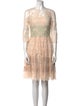 Dolce & Gabbana Lace Pattern Knee-Length Dress