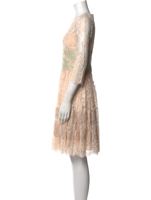 Dolce & Gabbana Lace Pattern Knee-Length Dress