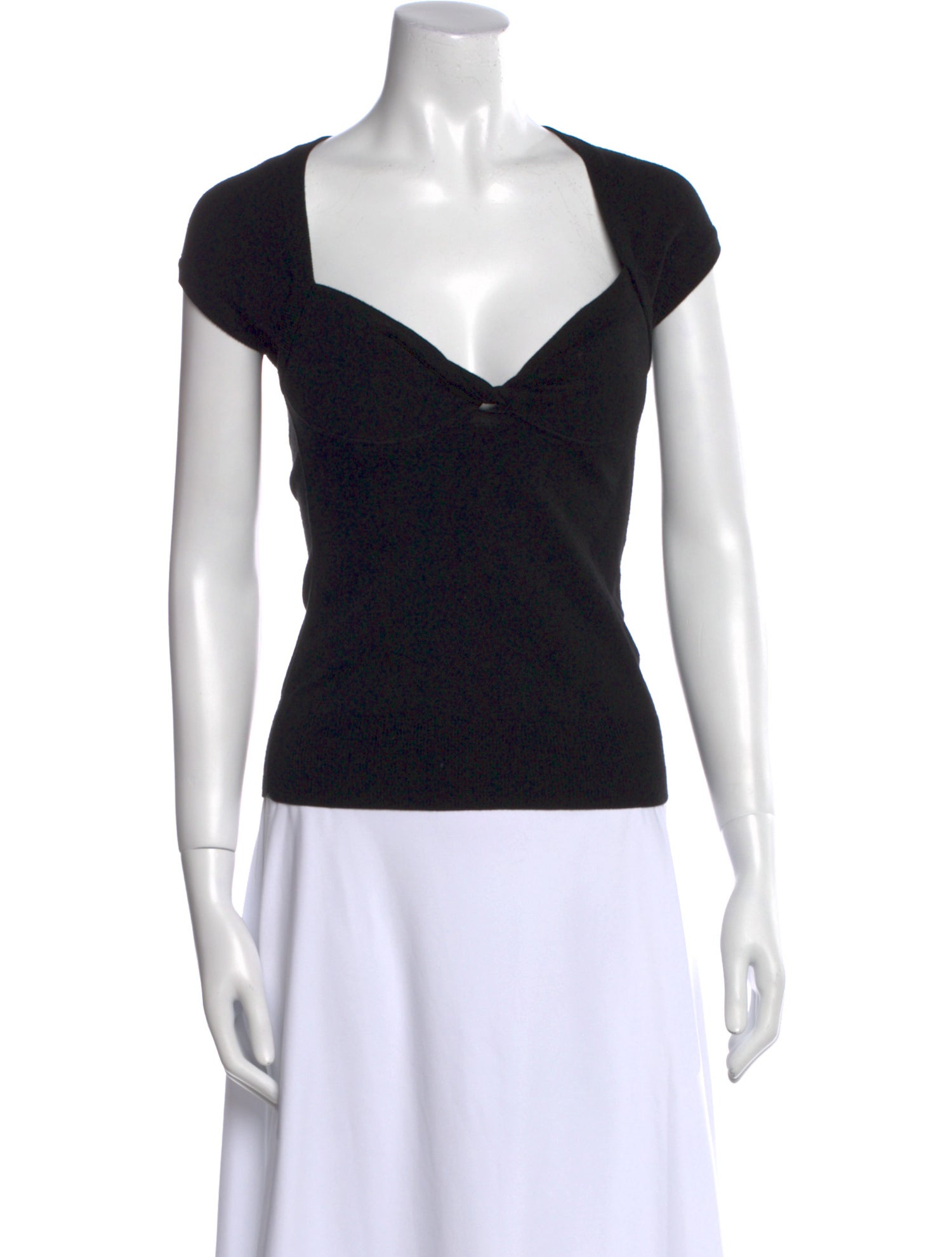 Dolce & Gabbana V-Neck Short Sleeve Top