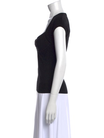 Dolce & Gabbana V-Neck Short Sleeve Top