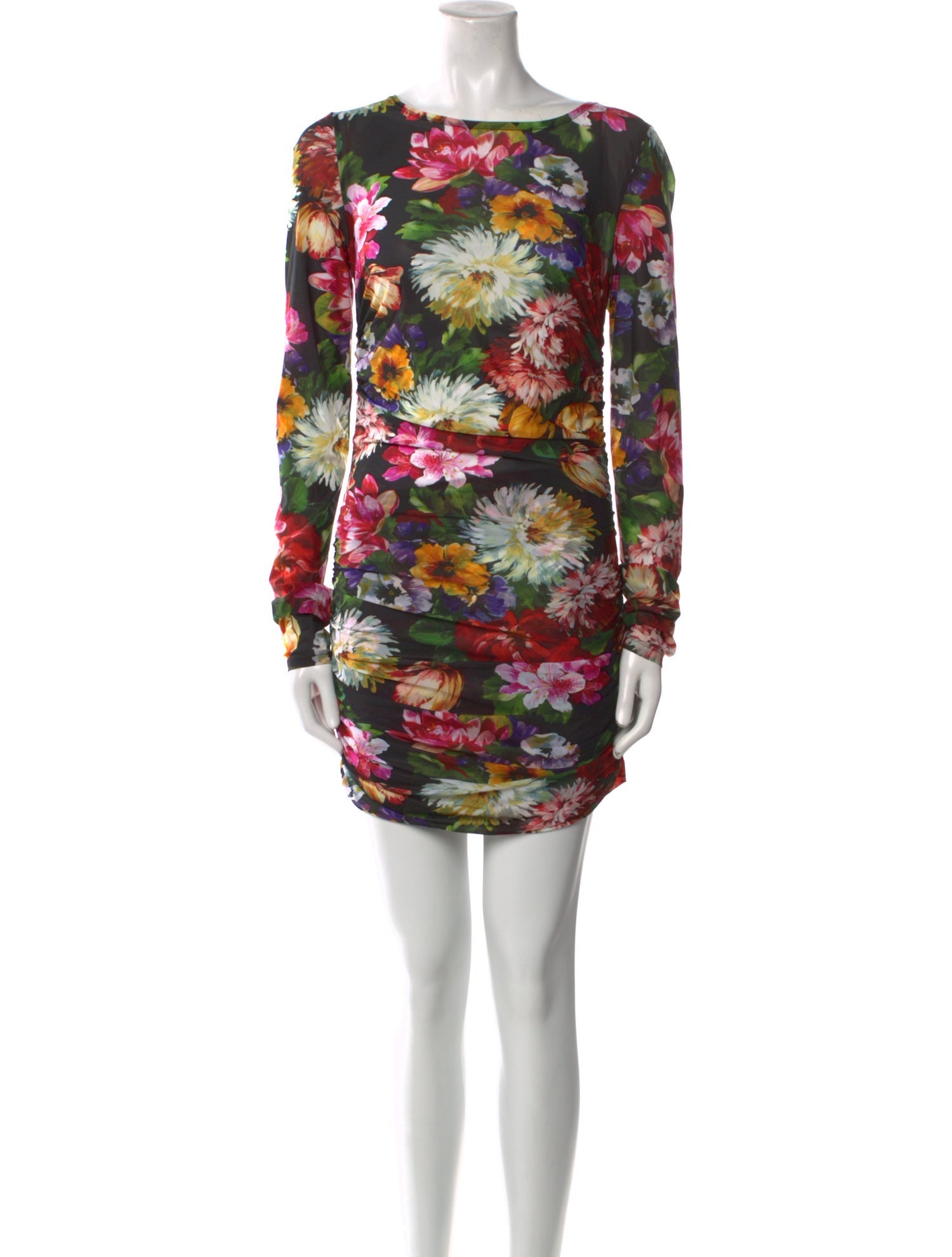 Dolce & Gabbana Floral Print Midi Length Dress