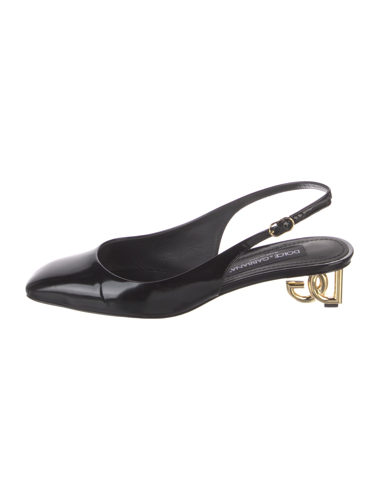 Dolce & Gabbana Patent Leather Slingback Pumps