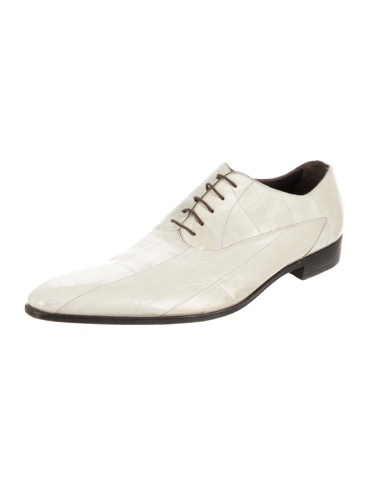 Dolce & Gabbana Vintage Eel Skin Oxfords