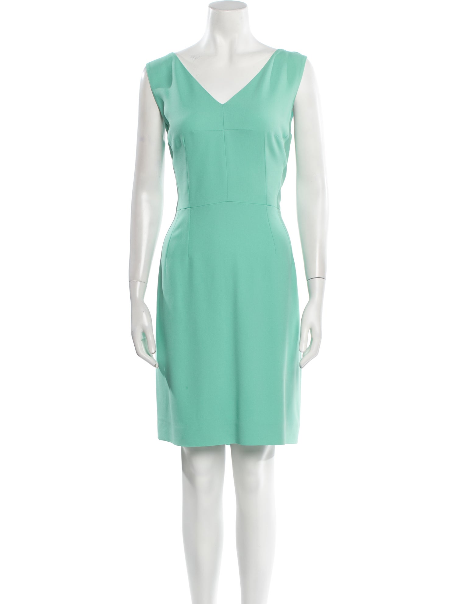 Dolce & Gabbana V-Neck Knee-Length Dress