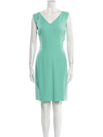 Dolce & Gabbana V-Neck Knee-Length Dress