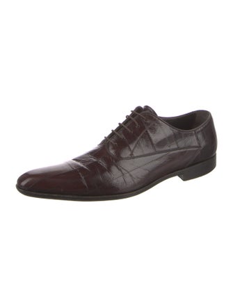 Dolce & Gabbana Eel Skin Oxfords