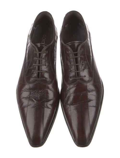 Dolce & Gabbana Eel Skin Oxfords