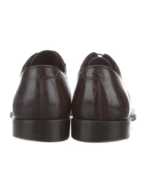 Dolce & Gabbana Eel Skin Oxfords