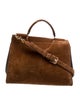 Dolce & Gabbana Suede Top Handle Bag