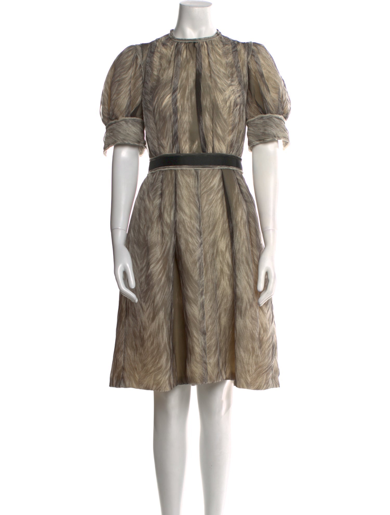 Dolce & Gabbana Silk Knee-Length Dress