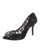 Dolce & Gabbana Lace Lace Pattern Pumps