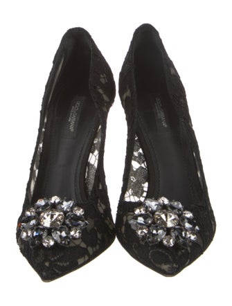 Dolce & Gabbana Lace Lace Pattern Pumps