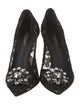 Dolce & Gabbana Lace Lace Pattern Pumps