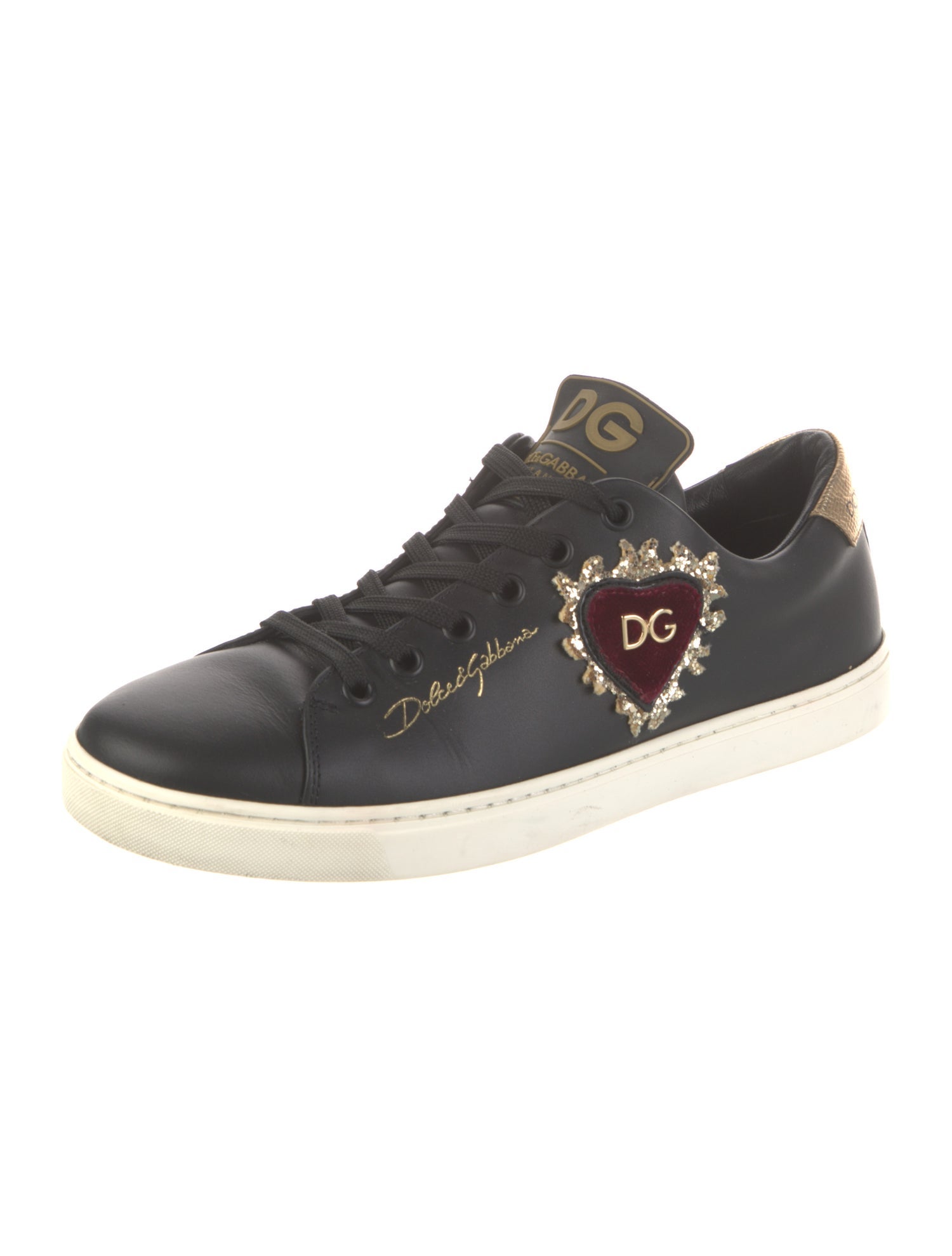Dolce & Gabbana 2017 Sacred Heart Print Sneakers
